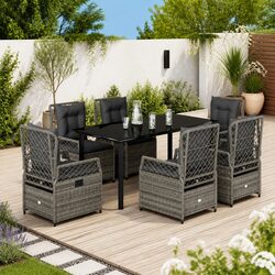 7 Piece Outdoor Dining Set: Practical Comfort for Your Space