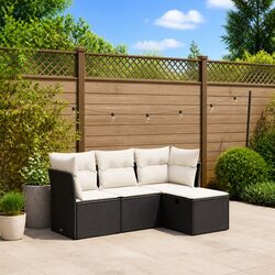 4 Piece Garden Sofa Set: Quality Comfort for Outdoor Living