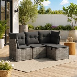 Comfortable and Reliable 4-Piece Outdoor Sofa Set