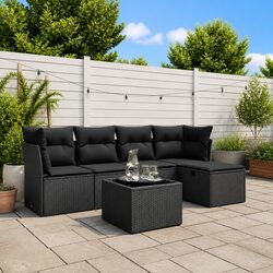 Value-Packed 6-Piece Garden Sofa Set for Relaxation
