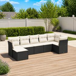 Comfortable and Reliable 7 Piece Garden Sofa Set