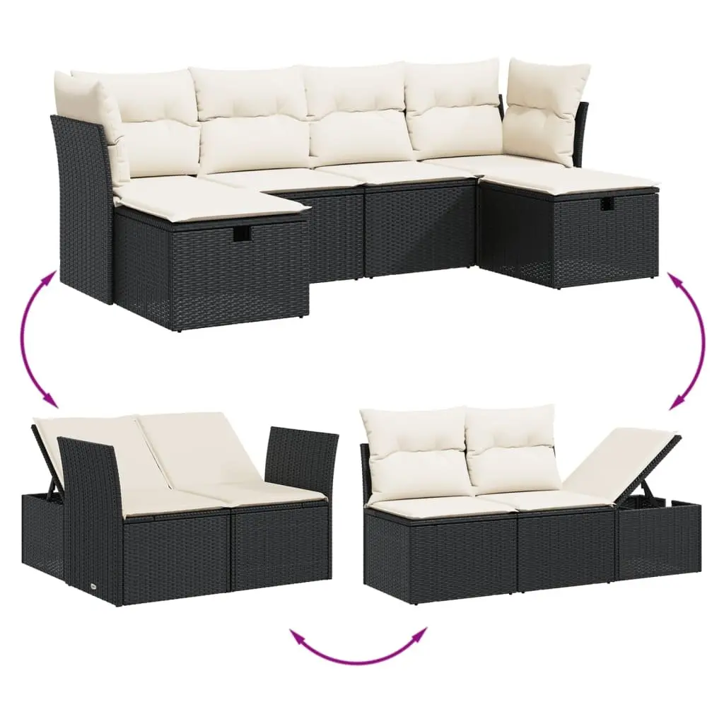 Garden Sofa Set with Cushions for Comfort