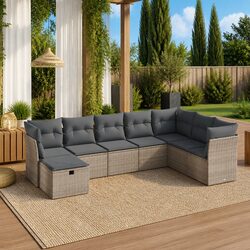 Comfortable 8-Piece Garden Sofa Set for Cozy Outdoors