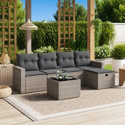 Comfort and Value with This 6-Piece Garden Sofa Set