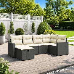 Value and Comfort in a 6-Piece Garden Sofa Set