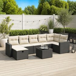 Comfortable and Durable 8-Piece Garden Sofa Set