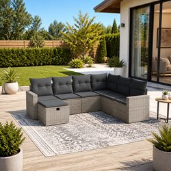 Comfort and Value in 7 Piece Garden Sofa Set