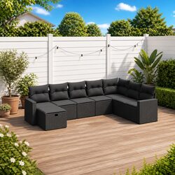 Comfort and Value in This 8-Piece Outdoor Sofa Set