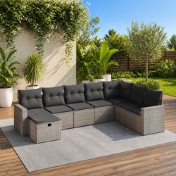 8-Piece Garden Sofa Set: Comfort and Quality Combined