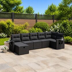 Quality 7 Piece Modular Sofa Set for Outdoor Use