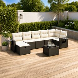 Comfortable and Affordable 8-Piece Garden Sofa Set