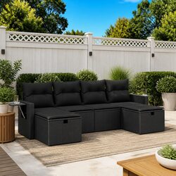 Comfortable and Reliable 6-Piece Garden Sofa Set