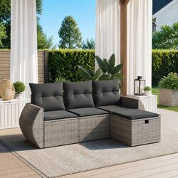 Reliable 4 Piece Garden Sofa Set for Comfort and Value