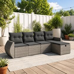 Comfortable and Stylish 5 Piece Garden Sofa Set