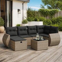 Comfortable 7-Piece Outdoor Sofa Set for Relaxation