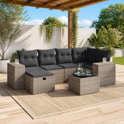 Comfortable 7-Piece Outdoor Sofa Set for Relaxation