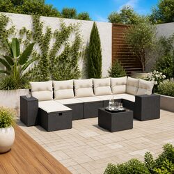 Warm and Inviting 8-Piece Garden Sofa Set
