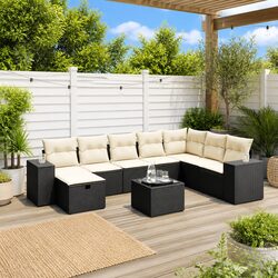 A Warm Welcome with Our 9-Piece Garden Sofa Set