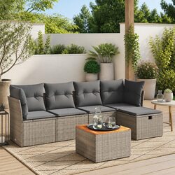 Value and Comfort Combined: 6-Piece Outdoor Sofa Set