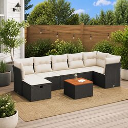 Practical 8 Piece Outdoor Sofa Set - Quality You Can Trust