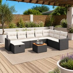 Comfort and Value: 9 Piece Garden Sofa Set