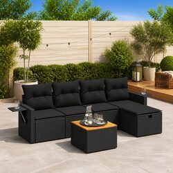 Comfortable and Functional 6-Piece Garden Sofa Set