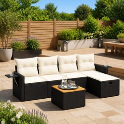 Warm and Inviting 6-Piece Outdoor Sofa Set for Relaxation
