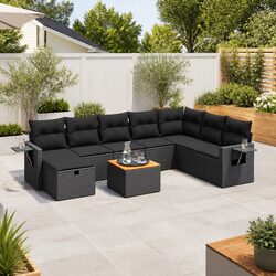 Comfortable and Reliable 9 Piece Garden Sofa Set