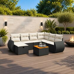 Comfortable and Practical 8 Piece Outdoor Sofa Set