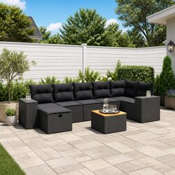 Value and Comfort in an 8 Piece Garden Sofa Set