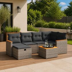 Affordable 7-Piece Garden Sofa Set for Outdoor Living