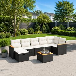 Comfortable 8 Piece Garden Sofa Set for Your Outdoor Area