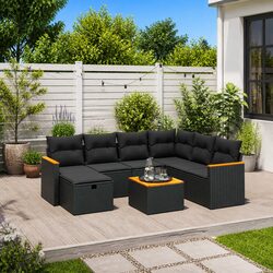 Reliable and Affordable 8 Piece Outdoor Sofa Set