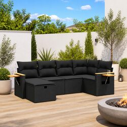 Quality 6-Piece Garden Sofa Set for Outdoor Enjoyment