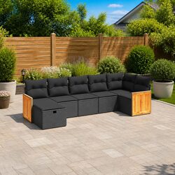 Reliable 7-Piece Garden Sofa Set for Outdoor Relaxation