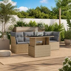 Comfortable and Stylish 5-Piece Garden Sofa Set