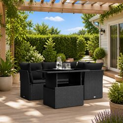Comfortable and Stylish 5 Piece Outdoor Sofa Set
