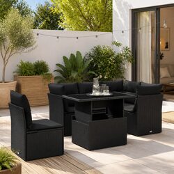 Comfortable and Reliable 6 Piece Garden Sofa Set