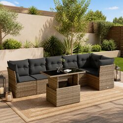 Comfort and Value with a 7 Piece Garden Sofa Set