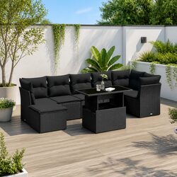 Comfortable and Affordable 8-Piece Garden Sofa Set