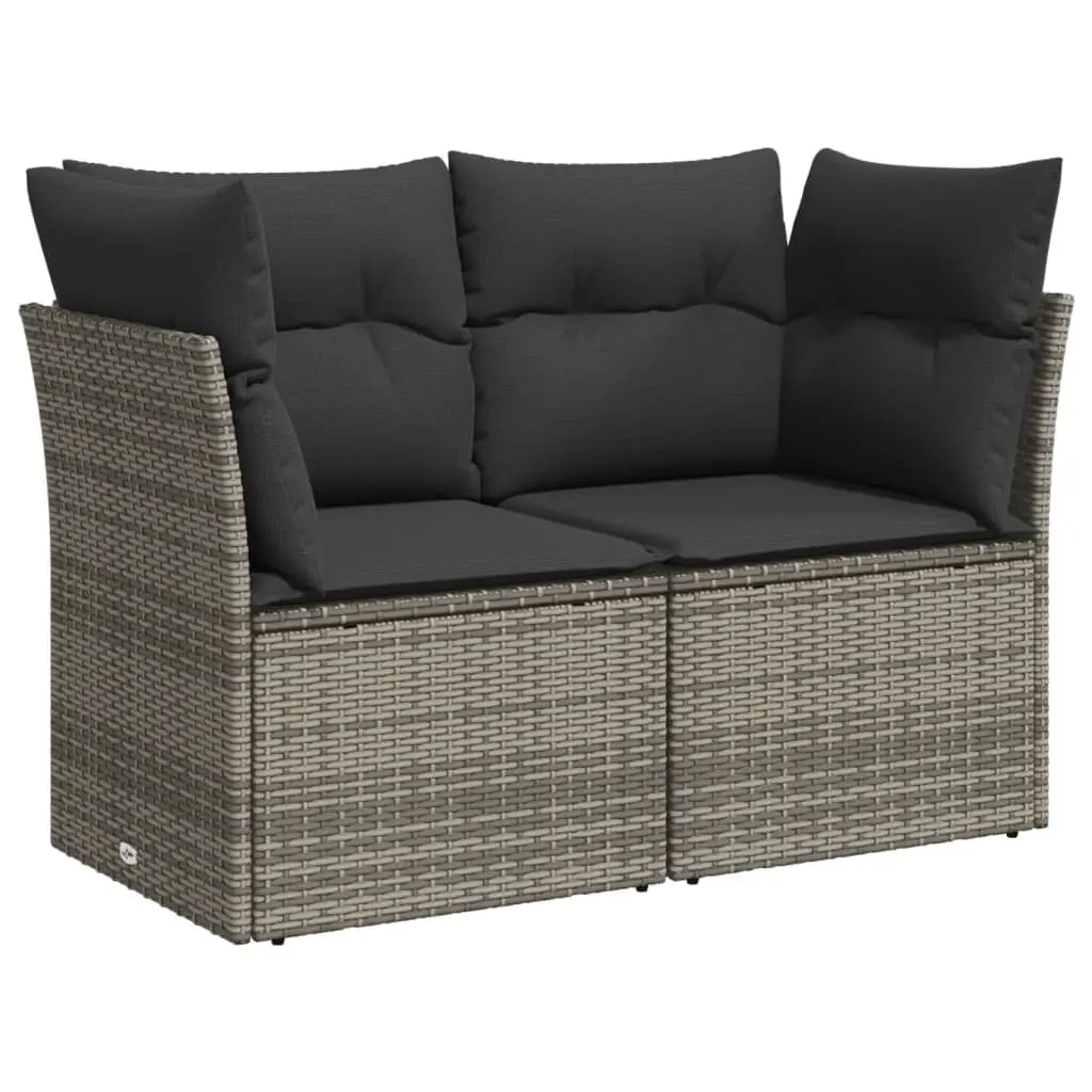 10-Piece Grey Patio Sofa Set