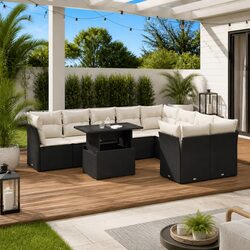 Value-Packed 10-Piece Garden Sofa Set for Your Outdoors