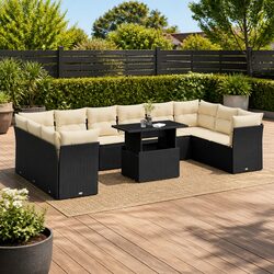 Comfortable and Affordable 11 Piece Outdoor Sofa Set