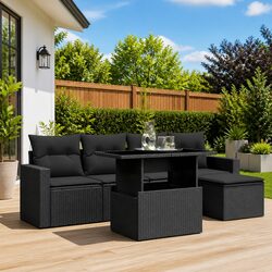 Comfortable 6-Piece Modular Outdoor Sofa Set