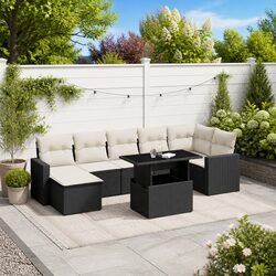 Value and Comfort in This 8 Piece Garden Sofa Set