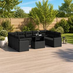 Quality 10 Piece Outdoor Sofa Set with Comfort in Mind