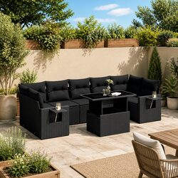 Quality 8 Piece Outdoor Sofa Set with Comfort and Style