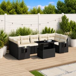 Comfortable 8 Piece Modular Garden Sofa Set