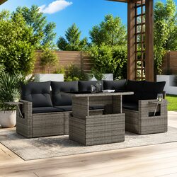 Value-Driven 6 Piece Garden Sofa Set with Comfort