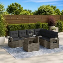 Comfortable and Practical 7 Piece Garden Sofa Set